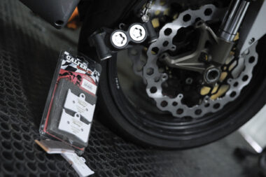Frenos pastillas racing Galfer prueba