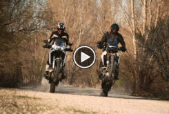 Honda CRF1100L Africa Twin 2021 Triumph Tiger 900 Rally Pro comparativa 2021 play