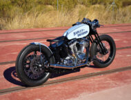 ¡Volver al pasado! Harley-Davidson 'Springer Bobber Blue' por Lord Drake Kustoms 2 springer bobber blue lord drake kustom (1)