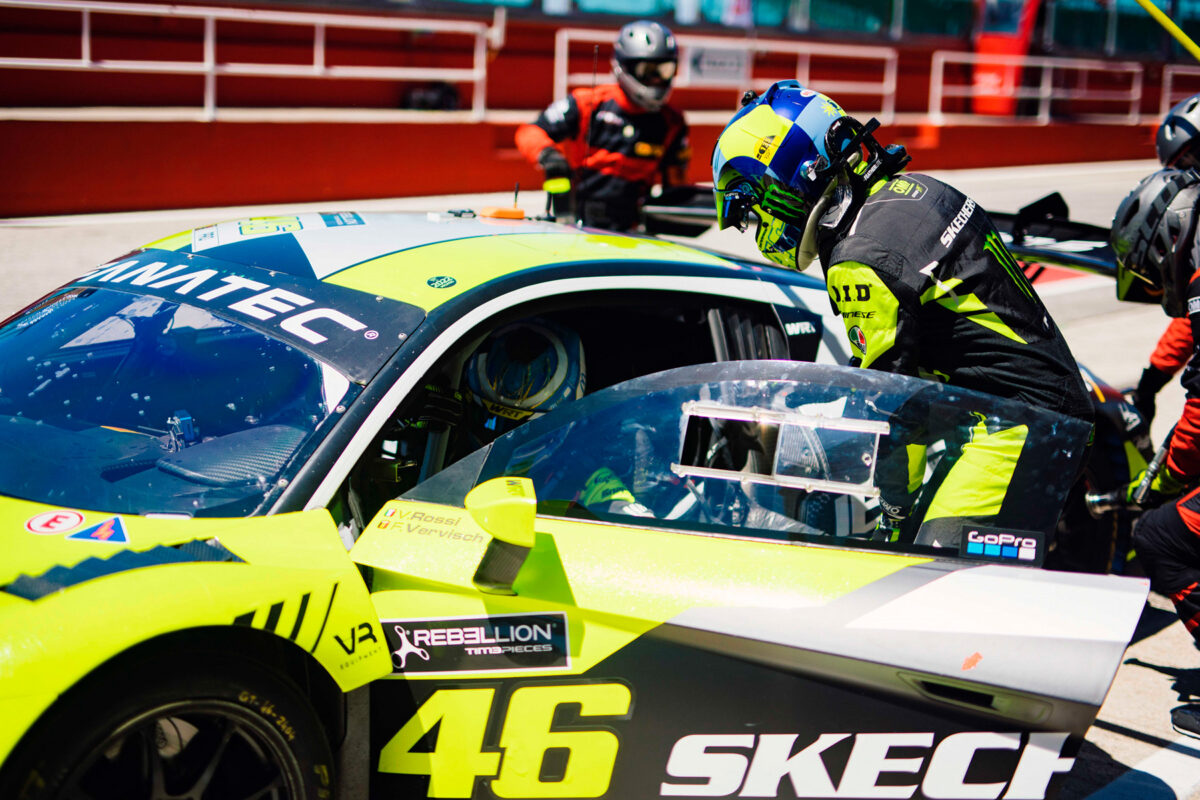 Valentino Rossi logra su primer top 5 en carrera Sprint en la Fanatec GT World Challenge 4 Valentino Rossi Misano GT World Challenge 4