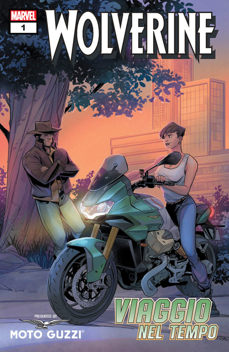 Moto Guzzi V100 Mandello, protagonista de un comic de Marvel con Lobezno 5 Wolverine Viaggio Nel Tiempo Moto Guzzi comic Marvel