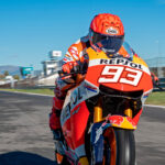 Marc Márquez prueba en el Jarama el combustible renovable de Repsol