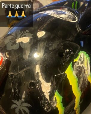 Joan barreda caida quinta etapa dakar