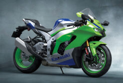 Kawasaki ZX-10R, ZX-6R y ZX-4RR. Ediciones especiales 40º Aniversario con decoración 'Telefónica' 1 Kawasaki Ninja ZX 10R 40 Aniversario 2024 2