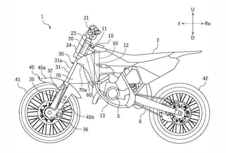 Yamaha aerodinamica supermoto mx