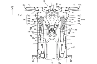 Honda hossack bikeleaks patente