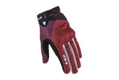 guantes ls2 dart 2 negro rojo gris