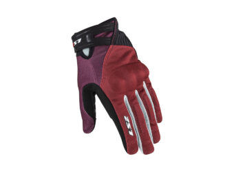 guantes ls2 dart 2 negro rojo gris