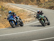 BMW R 1250 RS vs Moto Guzzi V100 Mandello S: Prueba comparativa 51 BMW R1250R Moto Guzzi V100 Mandello 2023 comparativa 1