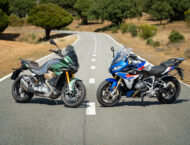BMW R 1250 RS vs Moto Guzzi V100 Mandello S: Prueba comparativa 53 BMW R1250R Moto Guzzi V100 Mandello 2023 comparativa 8