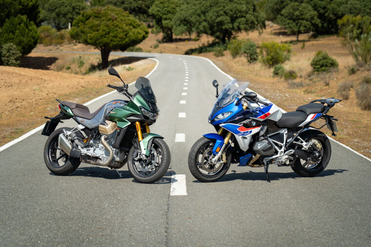 BMW R 1250 RS vs Moto Guzzi V100 Mandello S: Prueba comparativa 52 BMW R1250R Moto Guzzi V100 Mandello 2023 comparativa 8