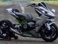 BikeLeaks. Kawasaki J1000 H2, el posible scooter turbo de 180 cv 6 Kawasaki J1000 H2 BikeLeaks rumores
