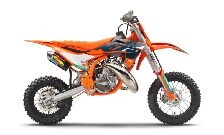 KTM SX Minicross 2024: Aún más parecidas a las motocross de adulto 44 KTM 50 SX Factory Edition 2024 9