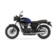 Triumph Bonneville T100 Blue Stealth Edition estudio3