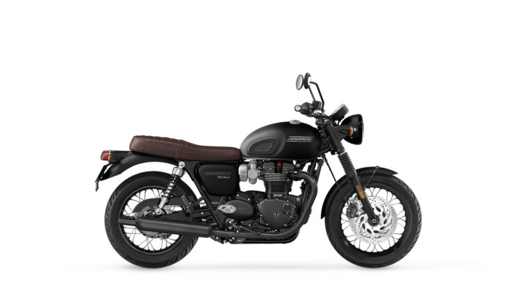 Triumph Bonneville T120 Black Stealth Edition estudio6