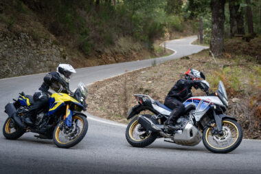 honda xl750 transalp suzuki vstrom 800de comparativa 10