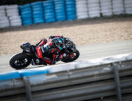 Aluvión de estrenos en Superbike: Jerez arranca una nueva era 40 Adrian Huertas Test Jerez Supersport Panigale (4)