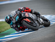 Aluvión de estrenos en Superbike: Jerez arranca una nueva era 39 Adrian Huertas Test Jerez Supersport Panigale (8)