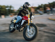 Fantic 2024: Prototipos y novedades mostradas en el EICMA 23 Fantic Caballero 125 Scrambler 2024 accion5