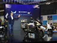 KYMCO CV-L6: Propuesta de maxi-scooter aventurero en el EICMA 7 KYMCO CV L6 concept EICMA 2