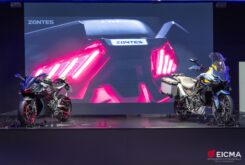 Zontes ZT703 F / ZT703 RR: El motor tricilíndrico, ya equipado en estos prototipos 24 Zontes ZT703 F RR tricilindricas eicma 2023