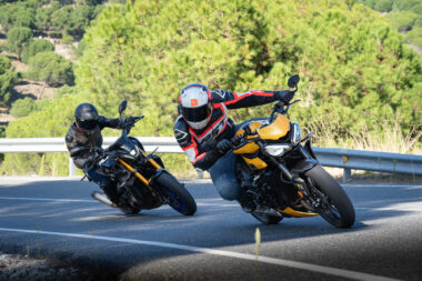 Triumph Street Triple 765 rs Yamaha MT 09 SP 3