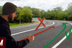 Como trazar moto carretera