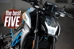 Las mejores motos naked A2 baratas por menos de 5.000 € 31 CFMoto 300NK 2023 pruebaMBK estaticas 37c