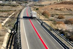 DGT lineas rojas carretera 2