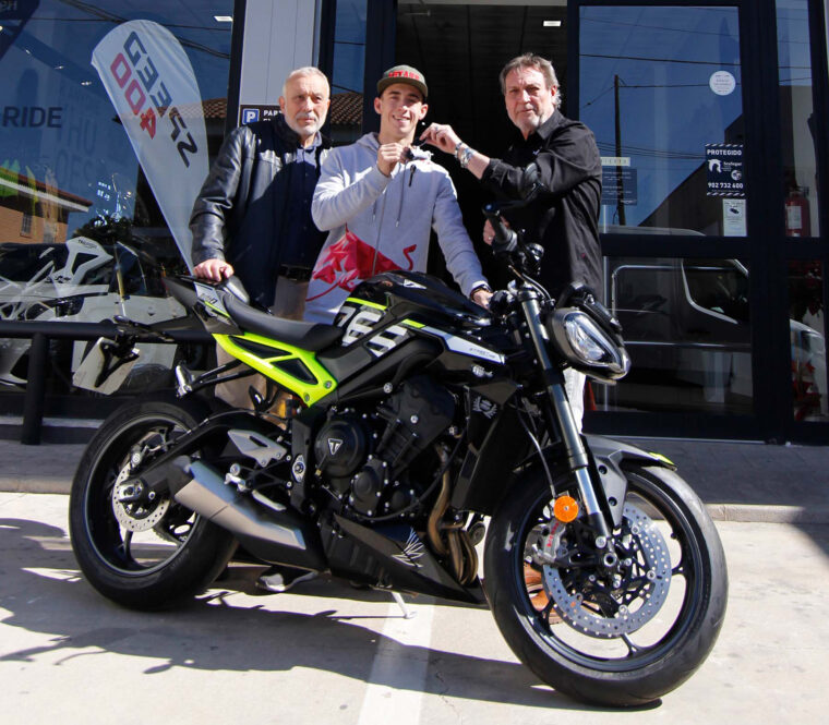 Triumph Street triple 765 RS 2024 Pedro Acosta 1