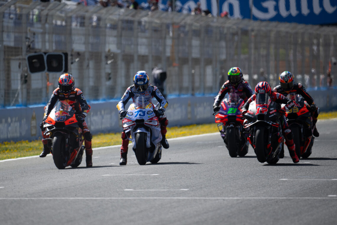 Resultados MotoGP hoy: así han acabado los entrenamientos del viernes en Jerez 8 resultados viernes motogp fp1