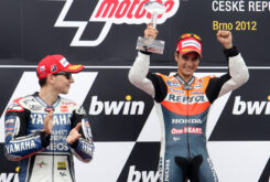 Dani Pedrosa, a Jorge Lorenzo: «No creo que hubiese ido más lento que tú con una Yamaha» 5 dani pedrosa jorge lorenzo 2012