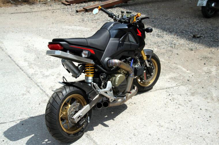 Honda MSX125 Grom 200cv motor Ducati 1199 R 5