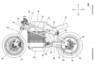 Patentes filtradas de una Yamaha eléctrica deportiva, como la PES2 2 Yamaha electrica deportiva bikeleaks pes2