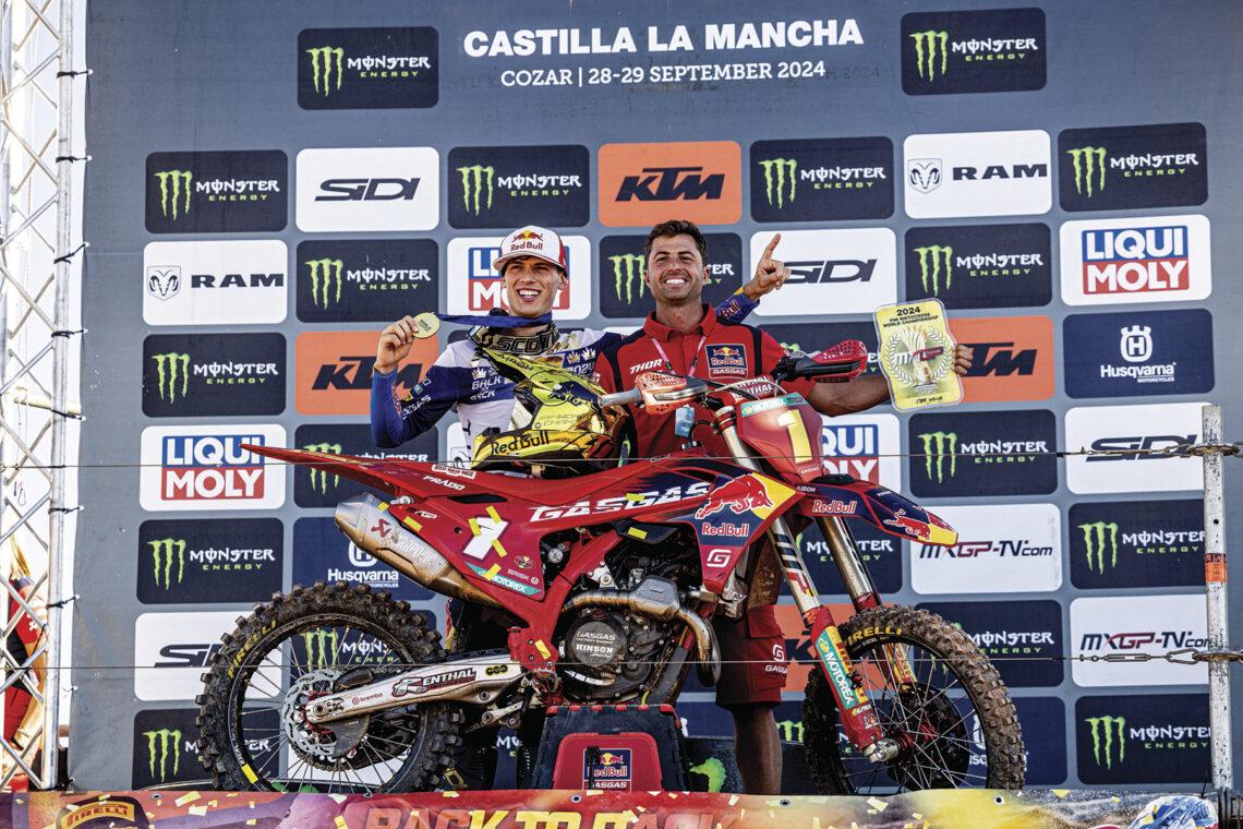 Jorge Prado: «Llevar el #1 significa que todo el mundo espera que ganes, pero yo esperaba lo mismo de mí» 5 jorge prado campeon mundo mxgp 2024 5