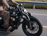 Benda Napoleon Bob 250 y motor híbrido como novedades de la marca mostrada en el EICMA 2024 16 Benda Napoleon Bob 250 2025 accion4