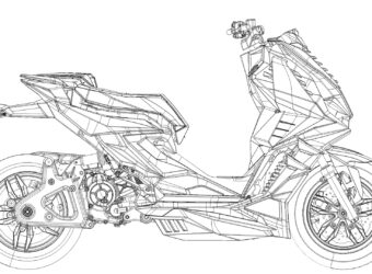 Italjet Speedster 2025 esquema