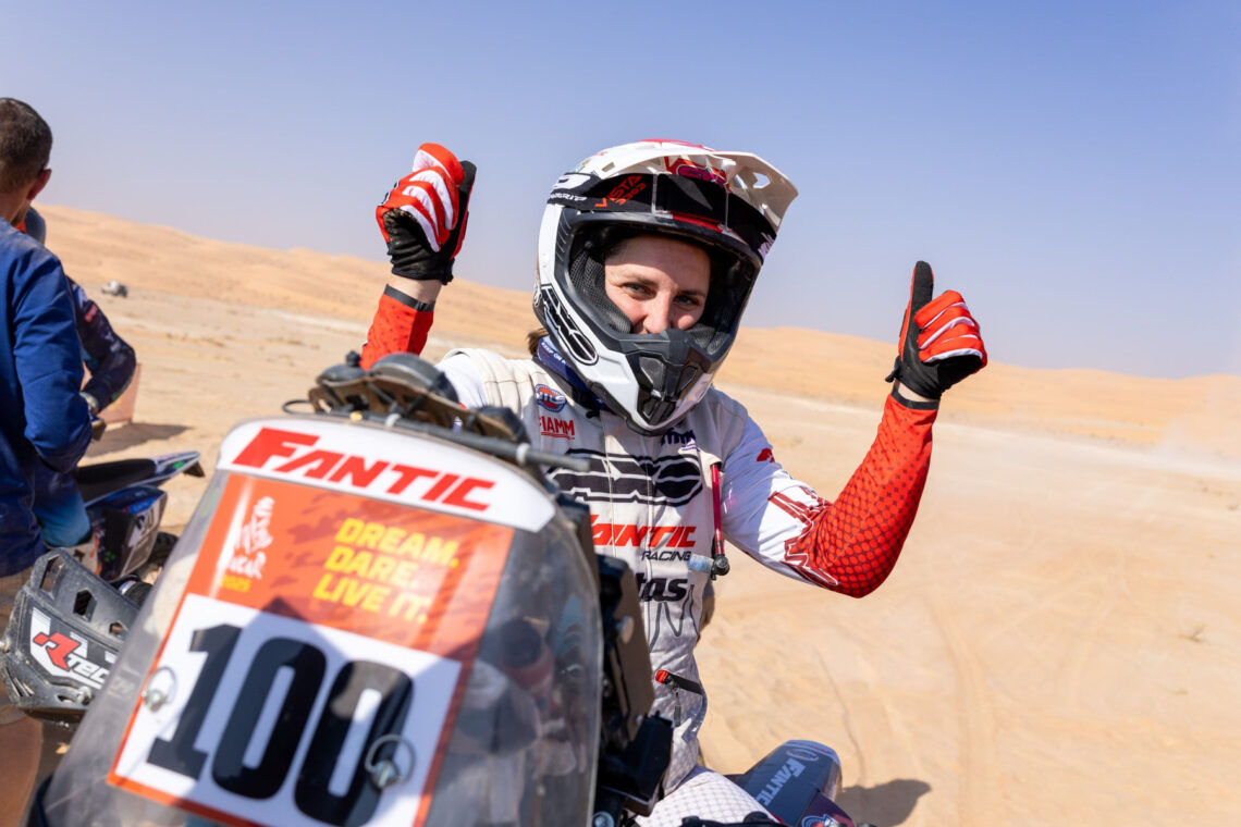 sandra gomez dakar 2025 podio 2