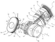 Ferrari patente motor pistones ovalados Honda NR750 2