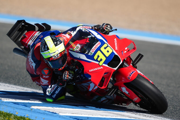 joan mir test motogp jerez honda 3