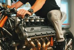 Así suena la HF355 de Hazan Motorworks: un Ferrari de dos ruedas 10 maxwellhazan HF355 Ferrari