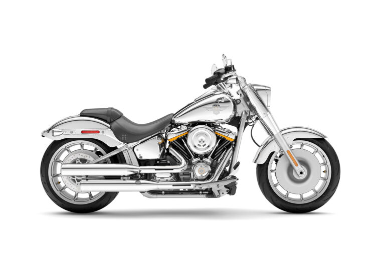 Harley Davidson Fat Boy Gray Ghost 2025 estudio4