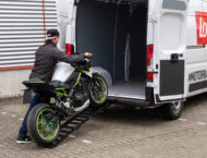 Rampa carga Rothewald motos furgoneta