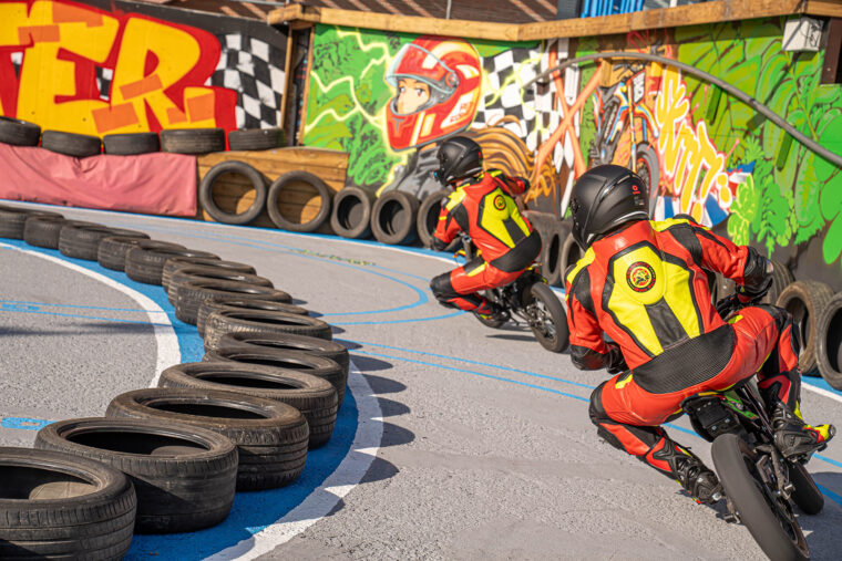 Omoto Park. Nuevo circuito de pit-bikes eléctricas en el sur de la capital 2 Omoto Park X Madrid pit bikes2