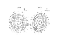 Honda patente filtrada llanta discos freno temperatura